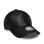 NEW ERA 9FORTY MLB NEW YORK YANKEES PU LEATHER GORRA AJUSTABLE NEGRA