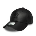 NEW ERA 9FORTY MLB NEW YORK YANKEES PU LEATHER GORRA AJUSTABLE NEGRA
