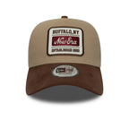 NEW ERA 9FORTY E-FRAME NE NEW ERA SUEDE NE PATCH GORRA AJUSTABLE BEIGE CAFE