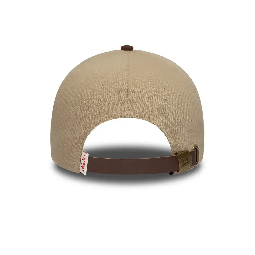 NEW ERA 9FORTY E-FRAME NE NEW ERA SUEDE NE PATCH GORRA AJUSTABLE BEIGE CAFE