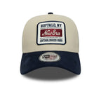 NEW ERA 9FORTY E-FRAME NE NEW ERA SUEDE NE PATCH GORRA AJUSTABLE BEIGE AZUL