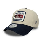 NEW ERA 9FORTY E-FRAME NE NEW ERA SUEDE NE PATCH GORRA AJUSTABLE BEIGE AZUL