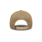 NEW ERA 9FORTY  NEW ERA BRANDED OVAL CANVAS TRUCKER GORRA AJUSTABLE BEIGE