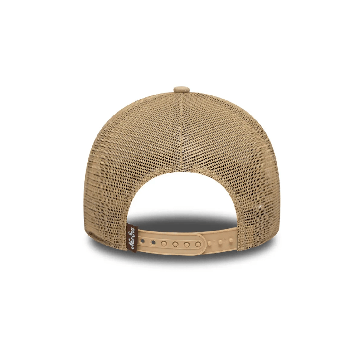 NEW ERA 9FORTY  NEW ERA BRANDED OVAL CANVAS TRUCKER GORRA AJUSTABLE BEIGE
