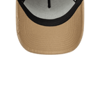 NEW ERA 9FORTY  NEW ERA BRANDED OVAL CANVAS TRUCKER GORRA AJUSTABLE BEIGE