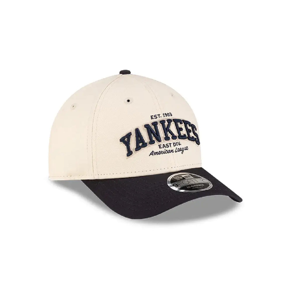 NEW ERA 9FORTY M-CROWN MLB NEW YORK YANKEES WOODMARK GORRA AJUSTABLE BEIGE