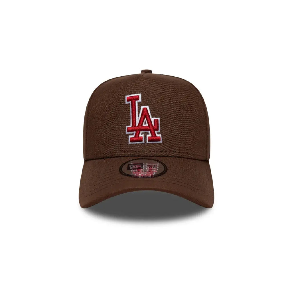 NEW ERA 9FORTY E-FRAME MLB LOS ANGELES DODGERS OUTLINE SCRIPT GORRA AJUSTABLE CAFE