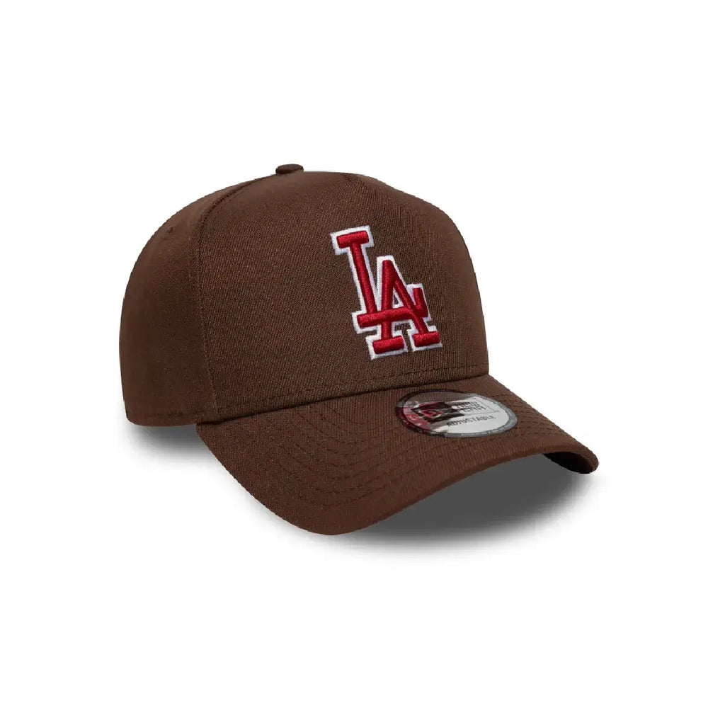 NEW ERA 9FORTY E-FRAME MLB LOS ANGELES DODGERS OUTLINE SCRIPT GORRA AJUSTABLE CAFE