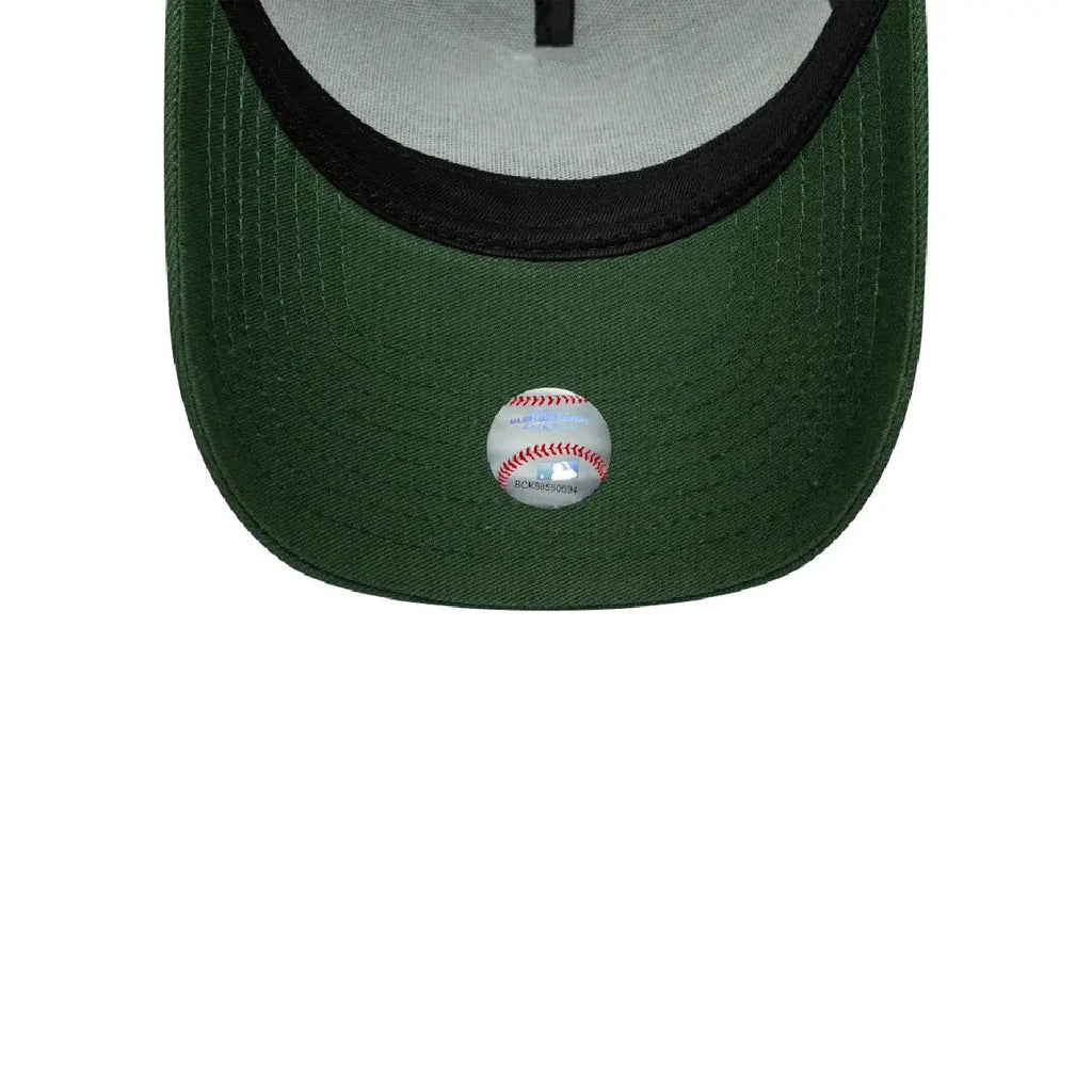 NEW ERA 9FORTY E-FRAME MLB NEW YORK YANKEES OUTLINE SCRIPT GORRA AJUSTABLE VERDE