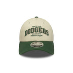 NEW ERA 9FORTY M-CROWN MLB LOS ANGELES DODGERS WOODMARK GORRA AJUSTABLE BEIGE