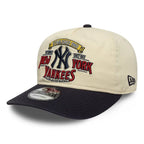 NEW ERA 19TWENTY MLB NEW YORK YANKEES WASHED GRAPHIC GORRA AJUSTABLE BEIGE AZUL