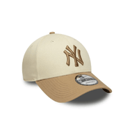 NEW ERA 9FORTY MLB NEW YORK YANKEES COLOUR BLOCK TONAL GORRA AJUSTABLE BEIGE
