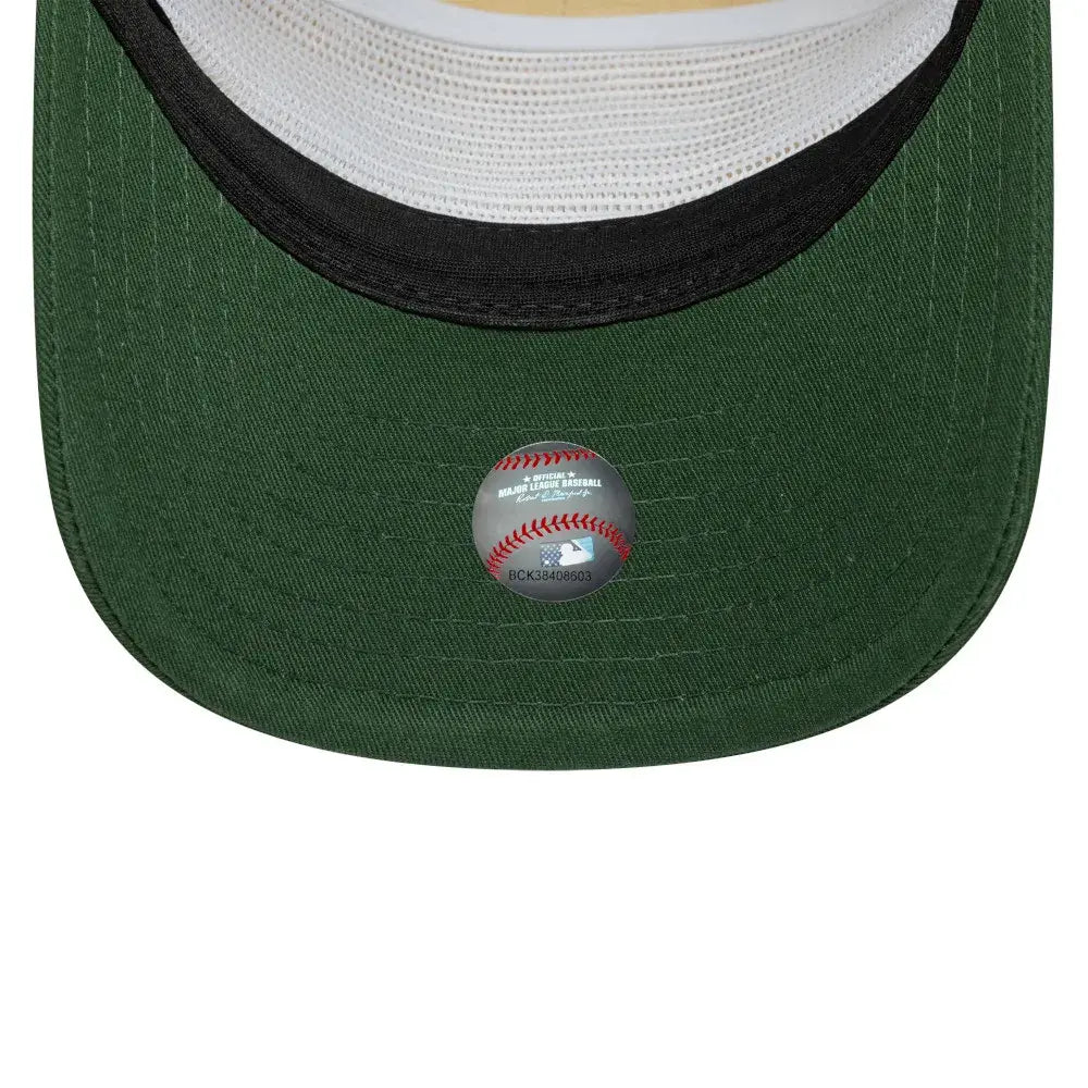 NEW ERA 19TWENTY MLB NEW YORK YANKEES WASHED GRAPHIC GORRA AJUSTABLE BEIGE VERDE