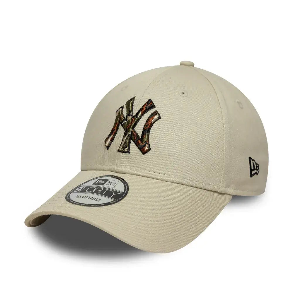 NEW ERA 9FORTY MLB NEW YORK YANKEES OUTLINE CAMO GORRA AJUSTABLE BEIGE