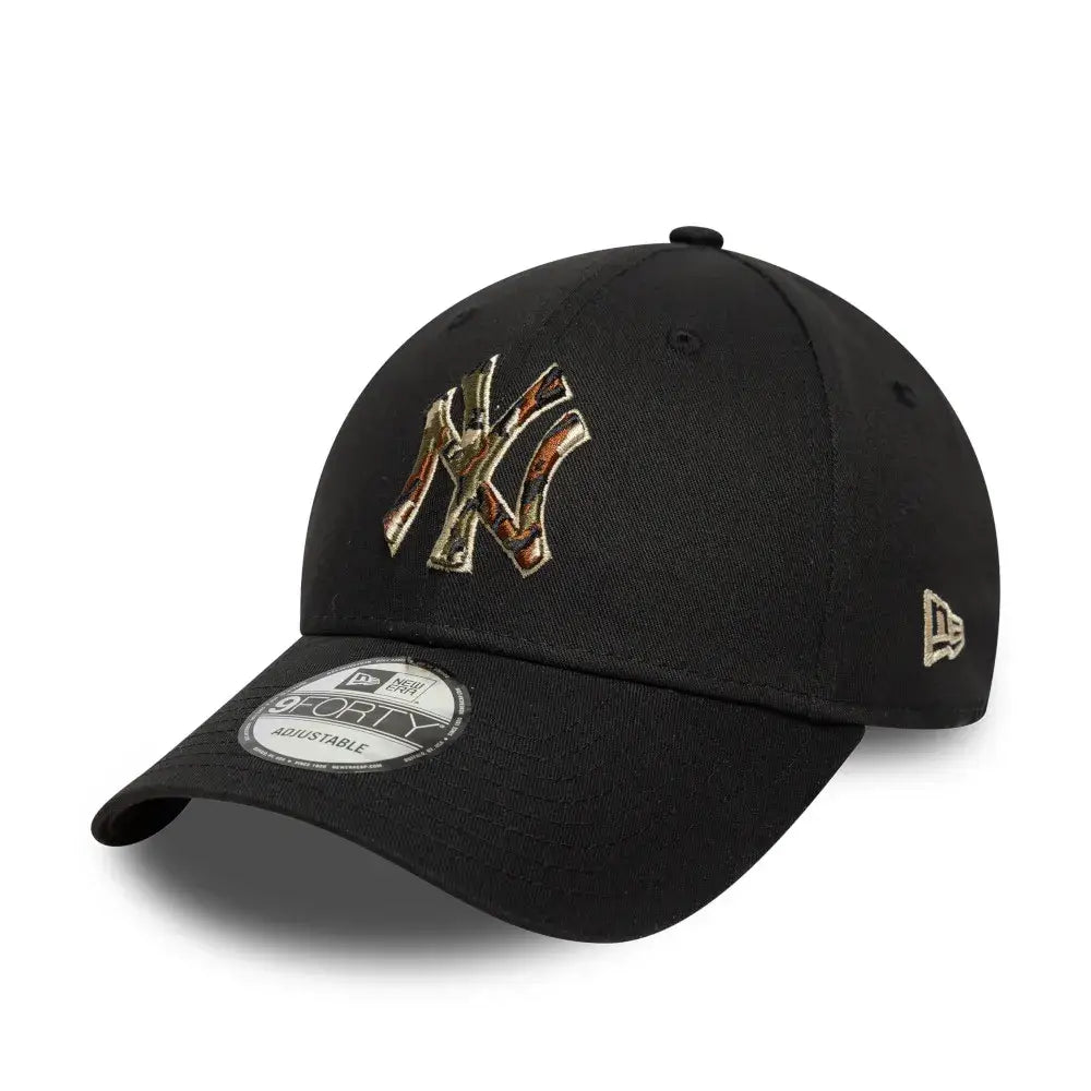NEW ERA 9FORTY MLB NEW YORK YANKEES OUTLINE CAMO GORRA AJUSTABLE NEGRA