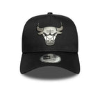 NEW ERA 9FORTY E-FRAME NBA CHICAGO BULLS METALLIC GORRA AJUSTABLE NEGRA