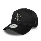 NEW ERA 9FORTY E-FRAME MLB NEW YORK YANKEES METALLIC GORRA AJUSTABLE NEGRA