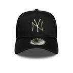 NEW ERA 9FORTY E-FRAME MLB NEW YORK YANKEES METALLIC GORRA AJUSTABLE NEGRA