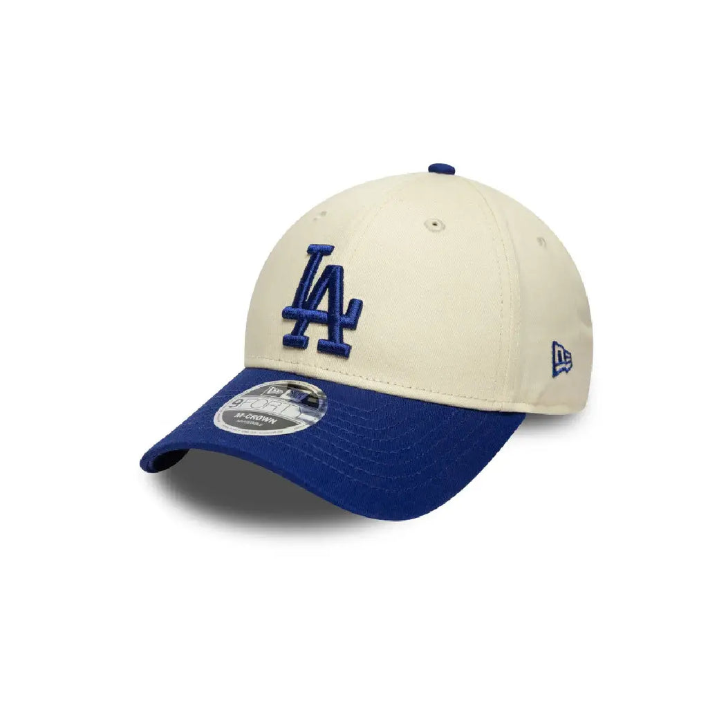 NEW ERA 9FORTY M-CROWN MLB LOS ANGELES DODGERS COTTON COLOR BLOCK GORRA AJUSTABLE BEIGE