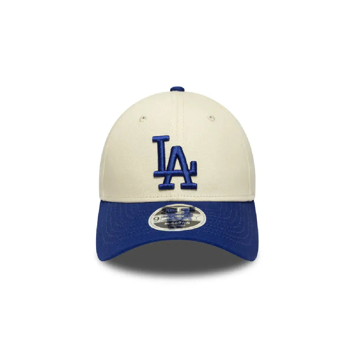 NEW ERA 9FORTY M-CROWN MLB LOS ANGELES DODGERS COTTON COLOR BLOCK GORRA AJUSTABLE BEIGE