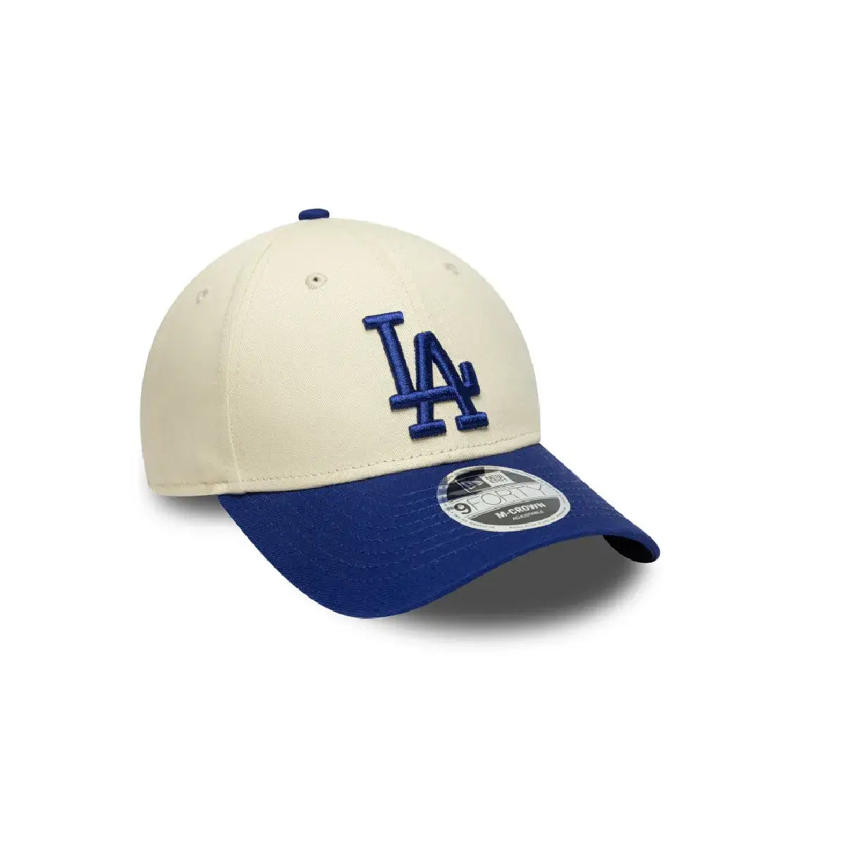 NEW ERA 9FORTY M-CROWN MLB LOS ANGELES DODGERS COTTON COLOR BLOCK GORRA AJUSTABLE BEIGE
