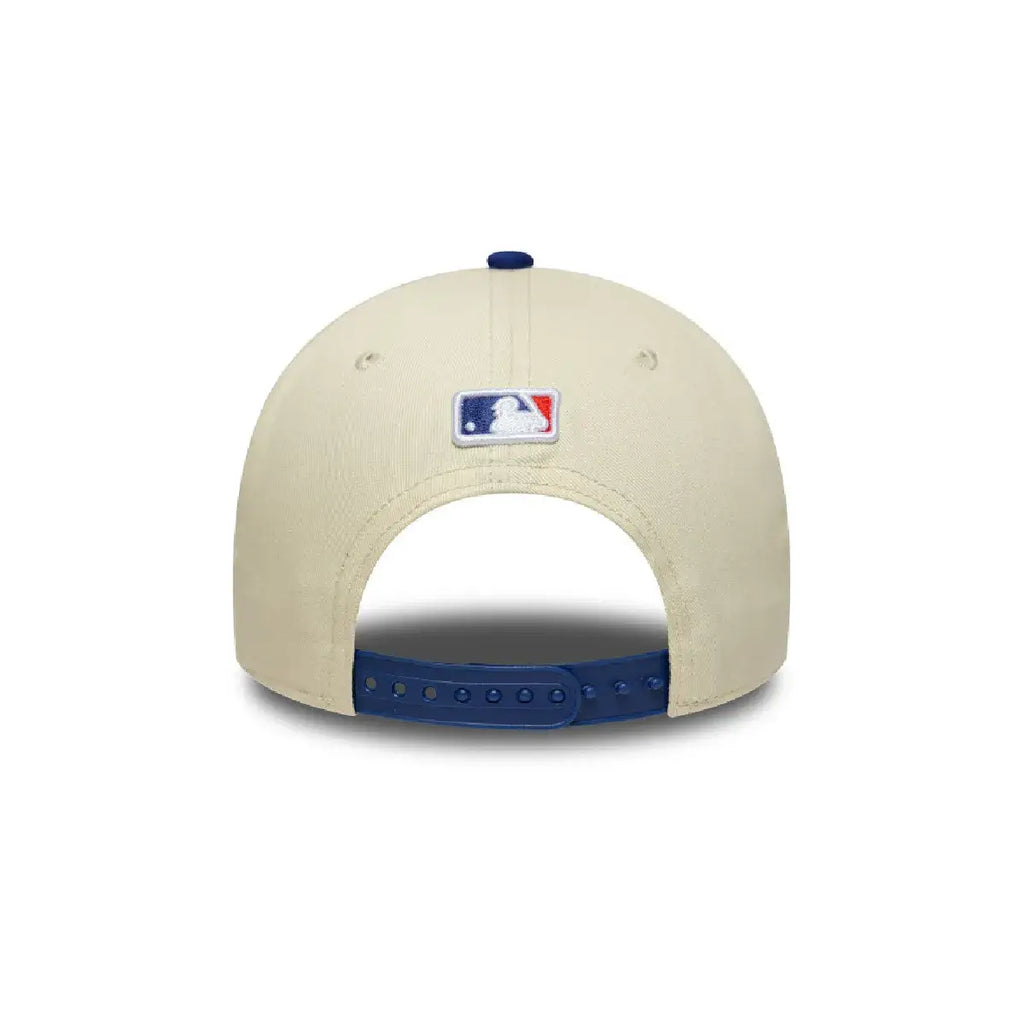 NEW ERA 9FORTY M-CROWN MLB LOS ANGELES DODGERS COTTON COLOR BLOCK GORRA AJUSTABLE BEIGE