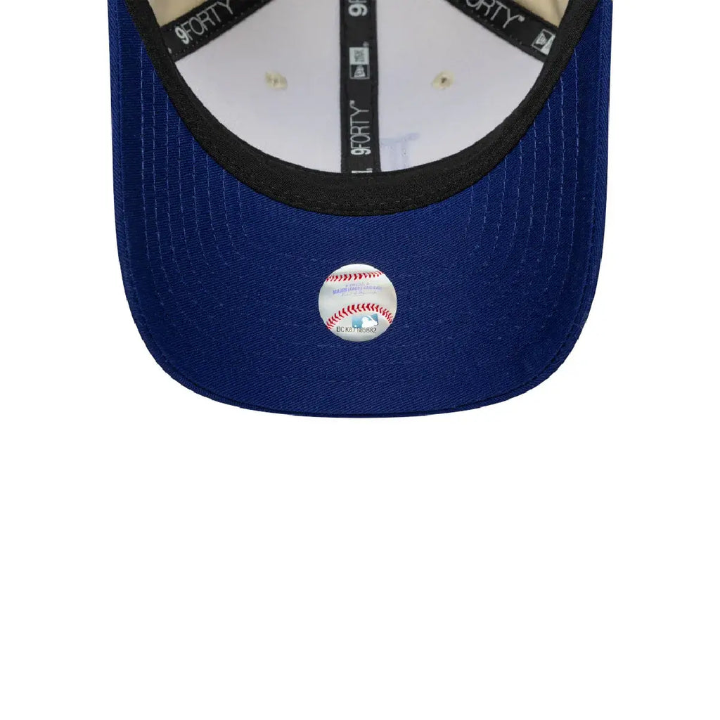 NEW ERA 9FORTY M-CROWN MLB LOS ANGELES DODGERS COTTON COLOR BLOCK GORRA AJUSTABLE BEIGE