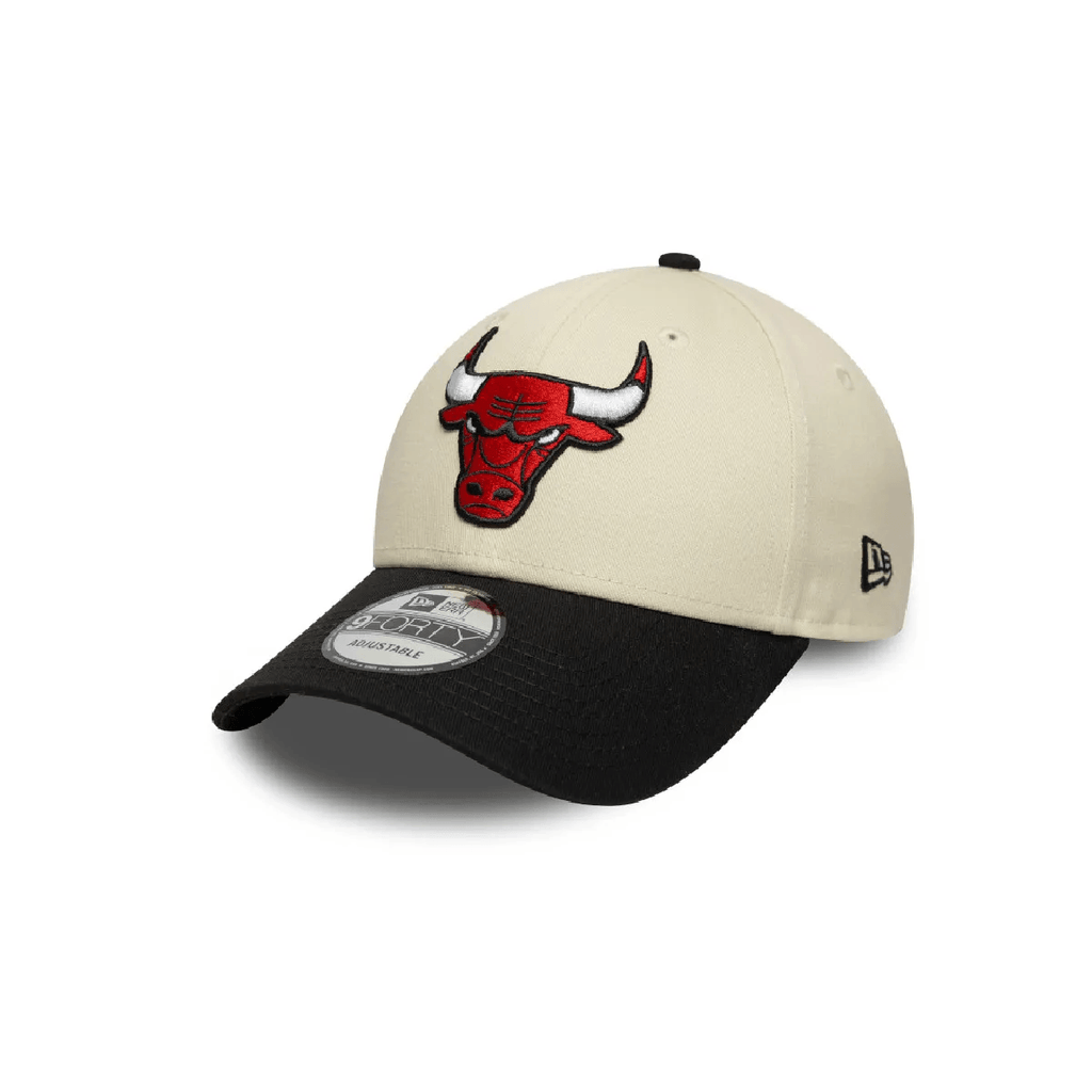 NEW ERA 9FORTY NBA CHICAGO BULLS COLOUR BLOCK TONAL GORRA AJUSTABLE BEIGE