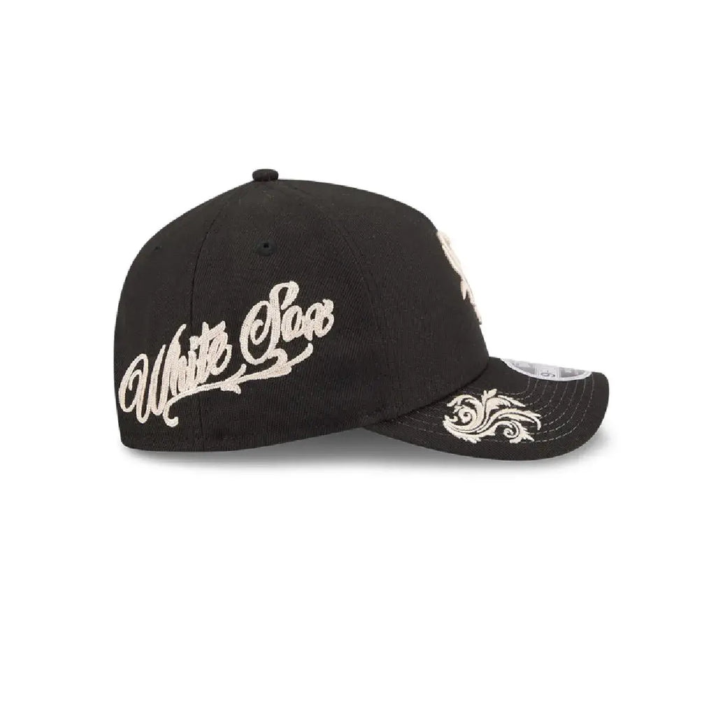 NEW ERA 9FORTY M-CROWN MLB CHICAGO WHITE SOX WOODMARK GORRA AJUSTABLE NEGRA