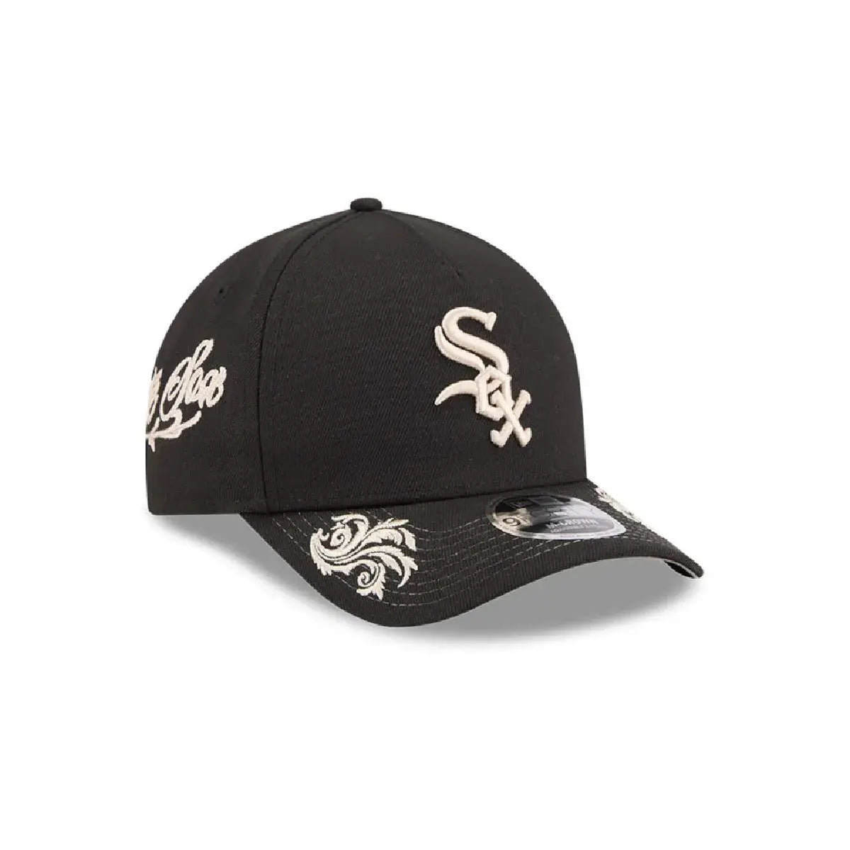 NEW ERA 9FORTY M-CROWN MLB CHICAGO WHITE SOX WOODMARK GORRA AJUSTABLE NEGRA