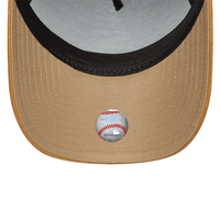 NEW ERA 9FORTY E-FRAME MLB CHICAGO WHITE SOX SUEDE VISOR GORRA AJUSTABLE NEGRA