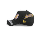 NEW ERA 9FORTY A-FRAME NBA LOS ANGELES LAKERS ALL OVER GORRA AJUSTABLE NEGRA