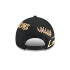 NEW ERA 9FORTY A-FRAME NBA LOS ANGELES LAKERS ALL OVER GORRA AJUSTABLE NEGRA