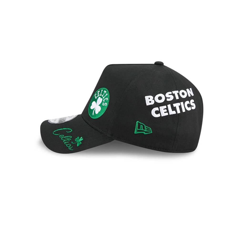 NEW ERA 9FORTY A-FRAME NBA BOSTON CELTICS ALL OVER GORRA AJUSTABLE NEGRA