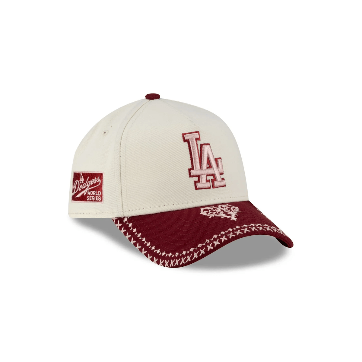 NEW ERA 9FORTY A-FRAME MLB LOS ANGELES DODGERS LOURISHES GORRA AJUSTABLE BLANCA