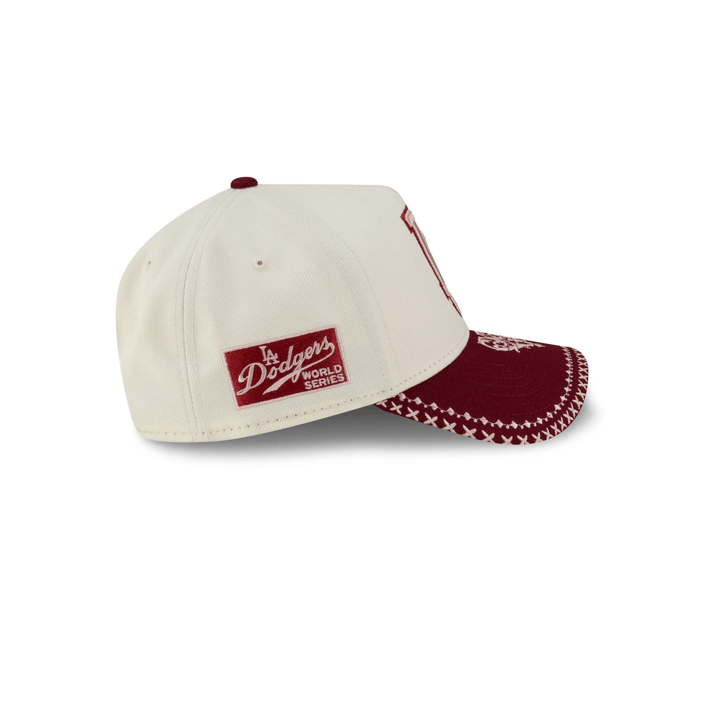 NEW ERA 9FORTY A-FRAME MLB LOS ANGELES DODGERS LOURISHES GORRA AJUSTABLE BLANCA