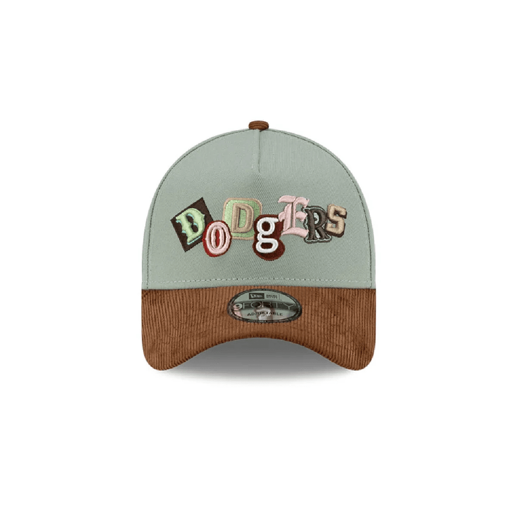 NEW ERA 9FORTY A-FRAME MLB LOS ANGELES DODGERS DIY NOTE GORRA AJUSTABLE CAFE