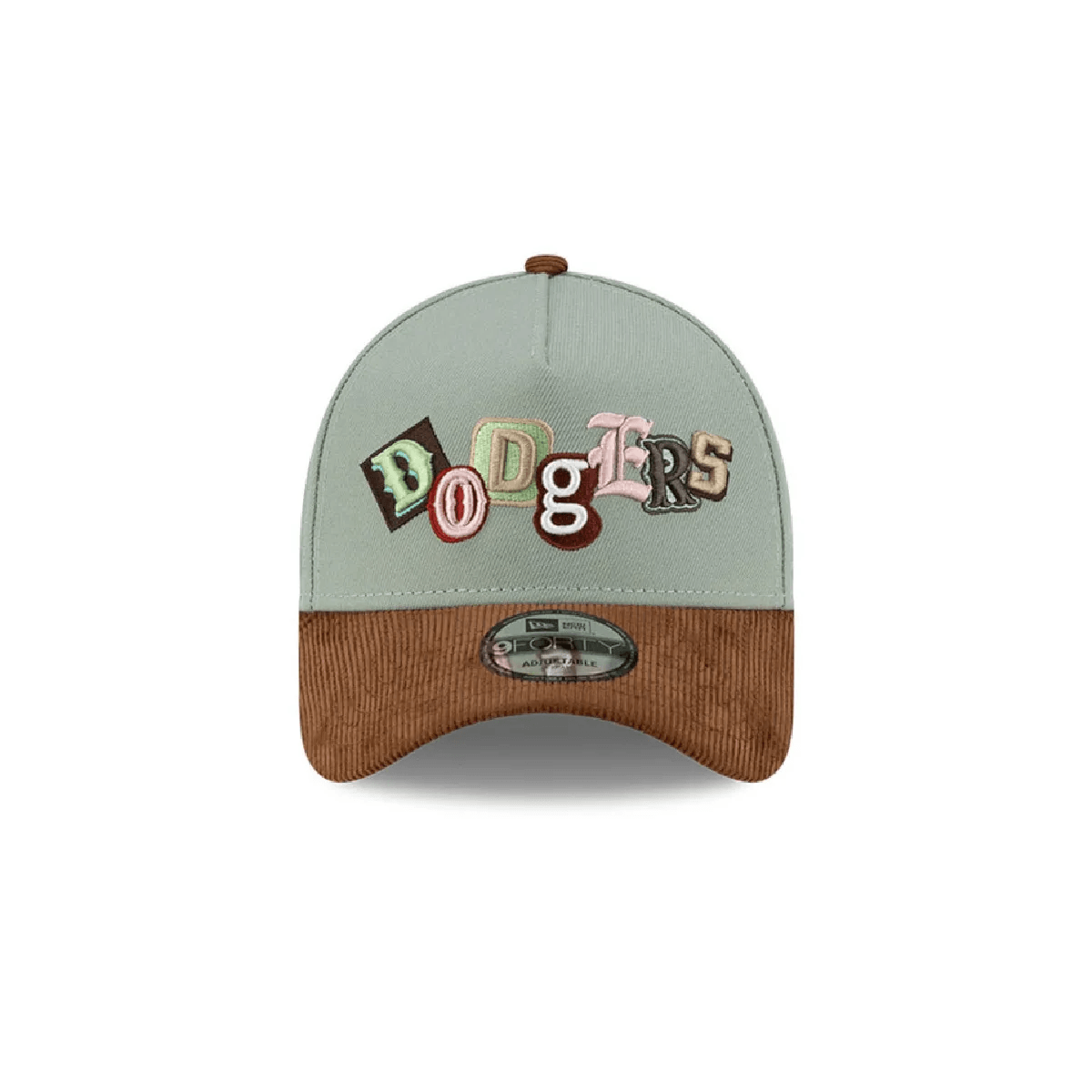 NEW ERA 9FORTY A-FRAME MLB LOS ANGELES DODGERS DIY NOTE GORRA AJUSTABLE CAFE