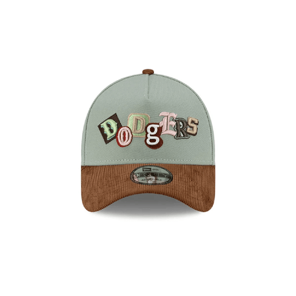 NEW ERA 9FORTY A-FRAME MLB LOS ANGELES DODGERS DIY NOTE GORRA AJUSTABLE CAFE