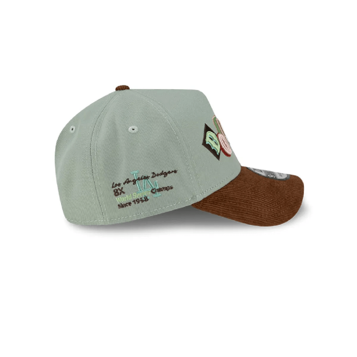 NEW ERA 9FORTY A-FRAME MLB LOS ANGELES DODGERS DIY NOTE GORRA AJUSTABLE CAFE