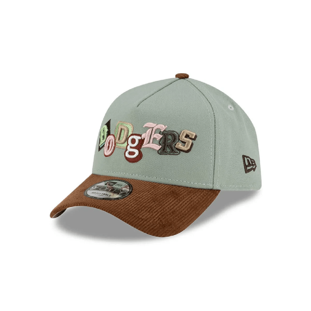 NEW ERA 9FORTY A-FRAME MLB LOS ANGELES DODGERS DIY NOTE GORRA AJUSTABLE CAFE