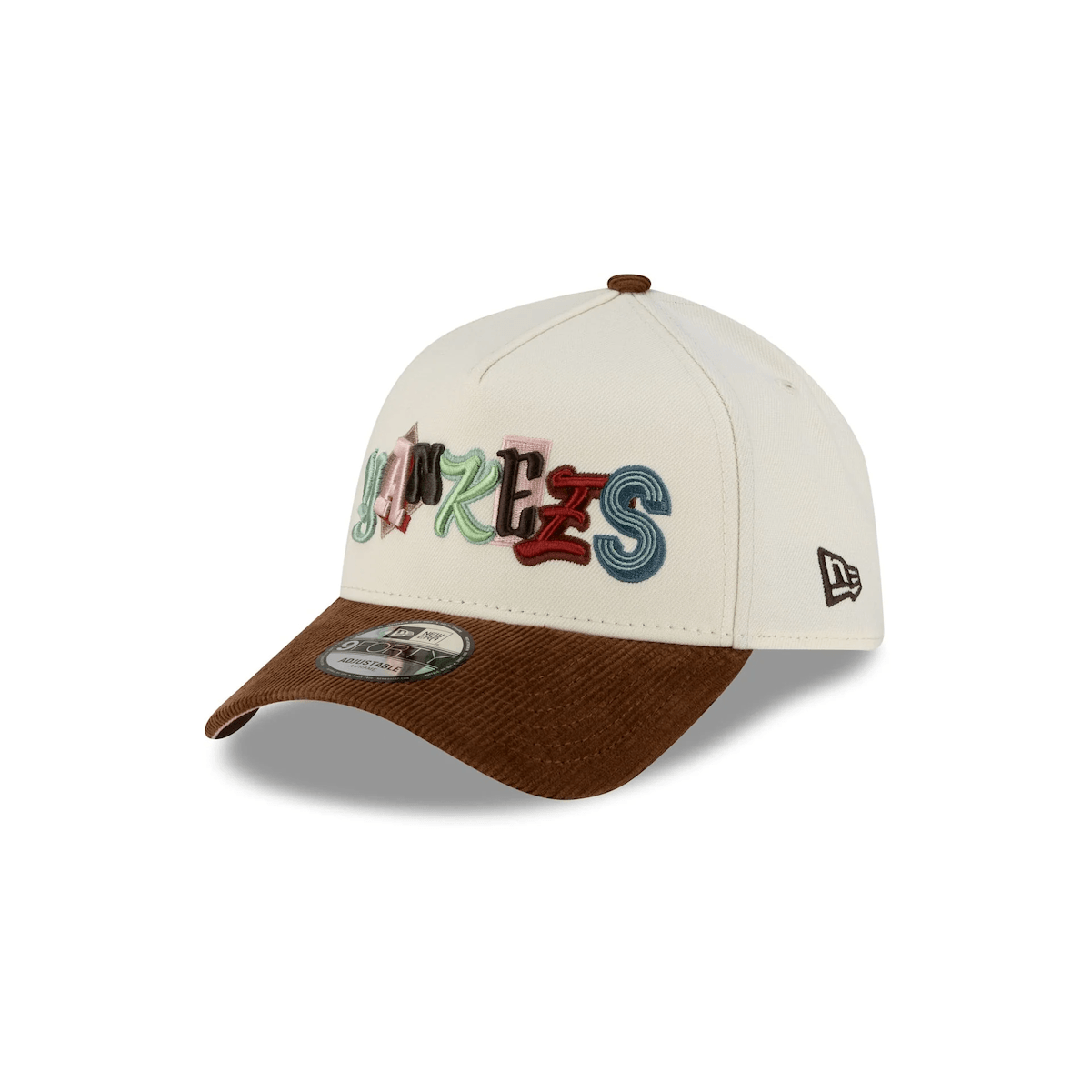 NEW ERA 9FORTY A-FRAME MLB NEW YORK YANKEES DIY NOTE GORRA AJUSTABLE CAFE