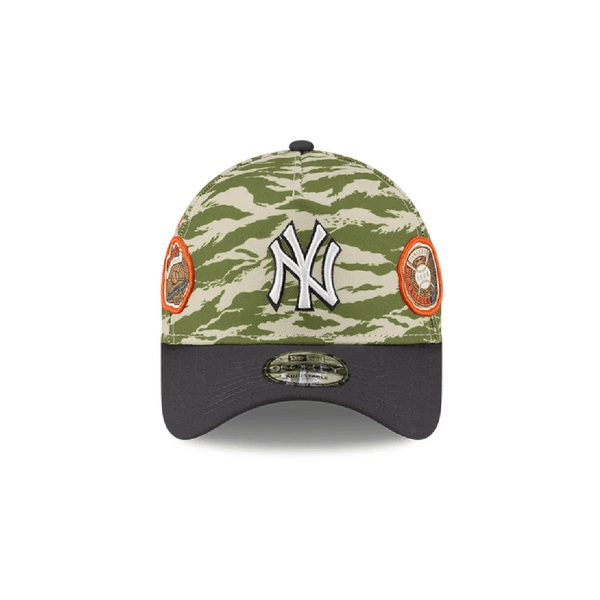 NEW ERA 9FORTY A-FRAME MLB NEW YORK YANKEES TIGER CAMO GORRA AJUSTABLE VERDE