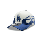 NEW ERA 9FORTY A-FRAME MLB LOS ANGELES DODGERS FLAME GORRA AJUSTABLE BLANCA