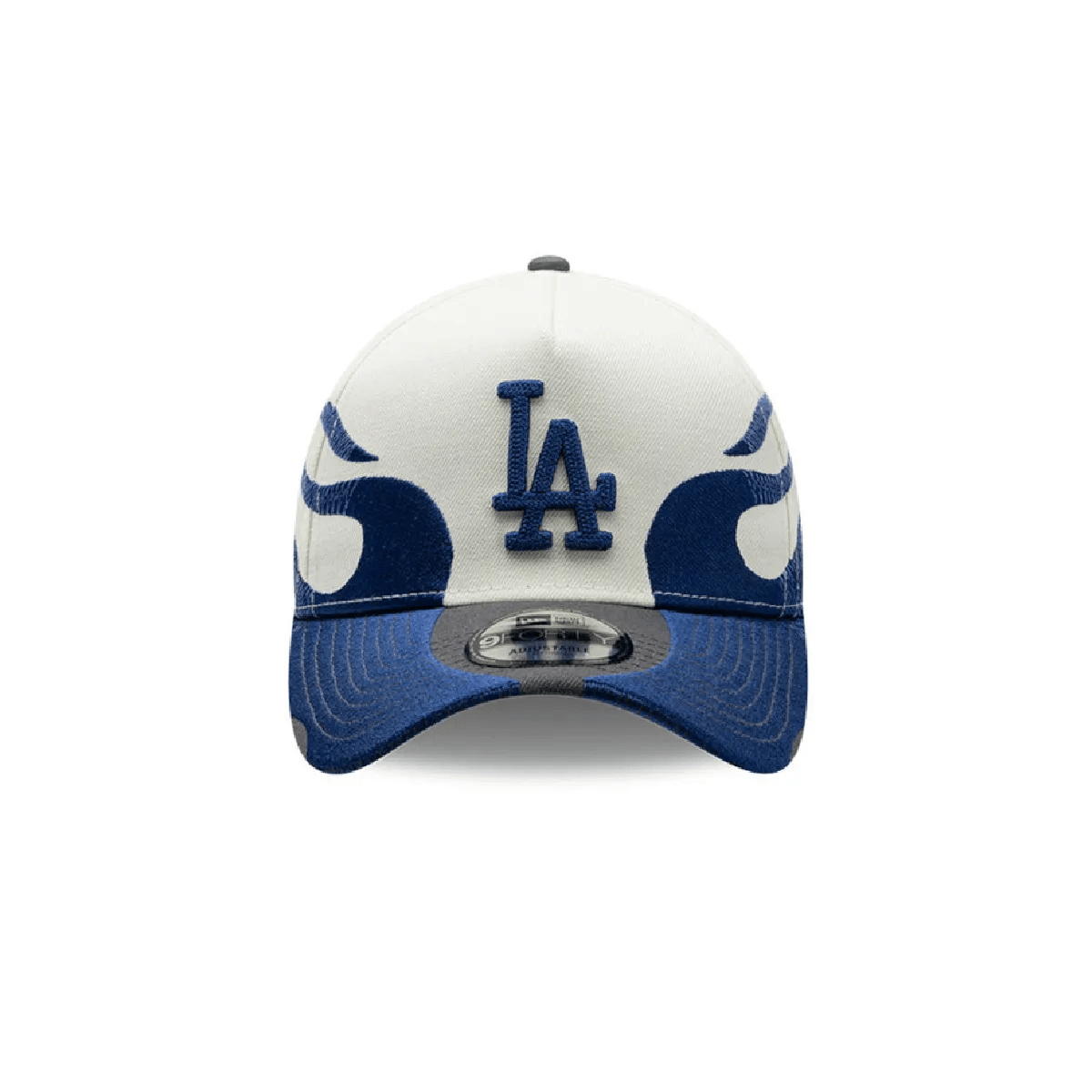 NEW ERA 9FORTY A-FRAME MLB LOS ANGELES DODGERS FLAME GORRA AJUSTABLE BLANCA