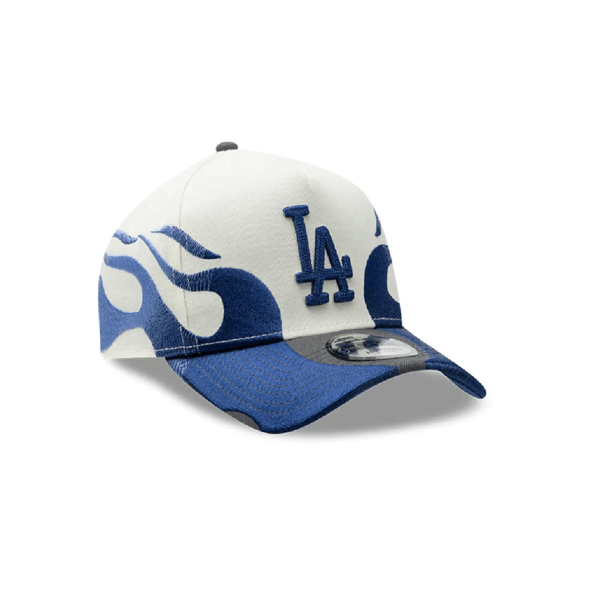 NEW ERA 9FORTY A-FRAME MLB LOS ANGELES DODGERS FLAME GORRA AJUSTABLE BLANCA