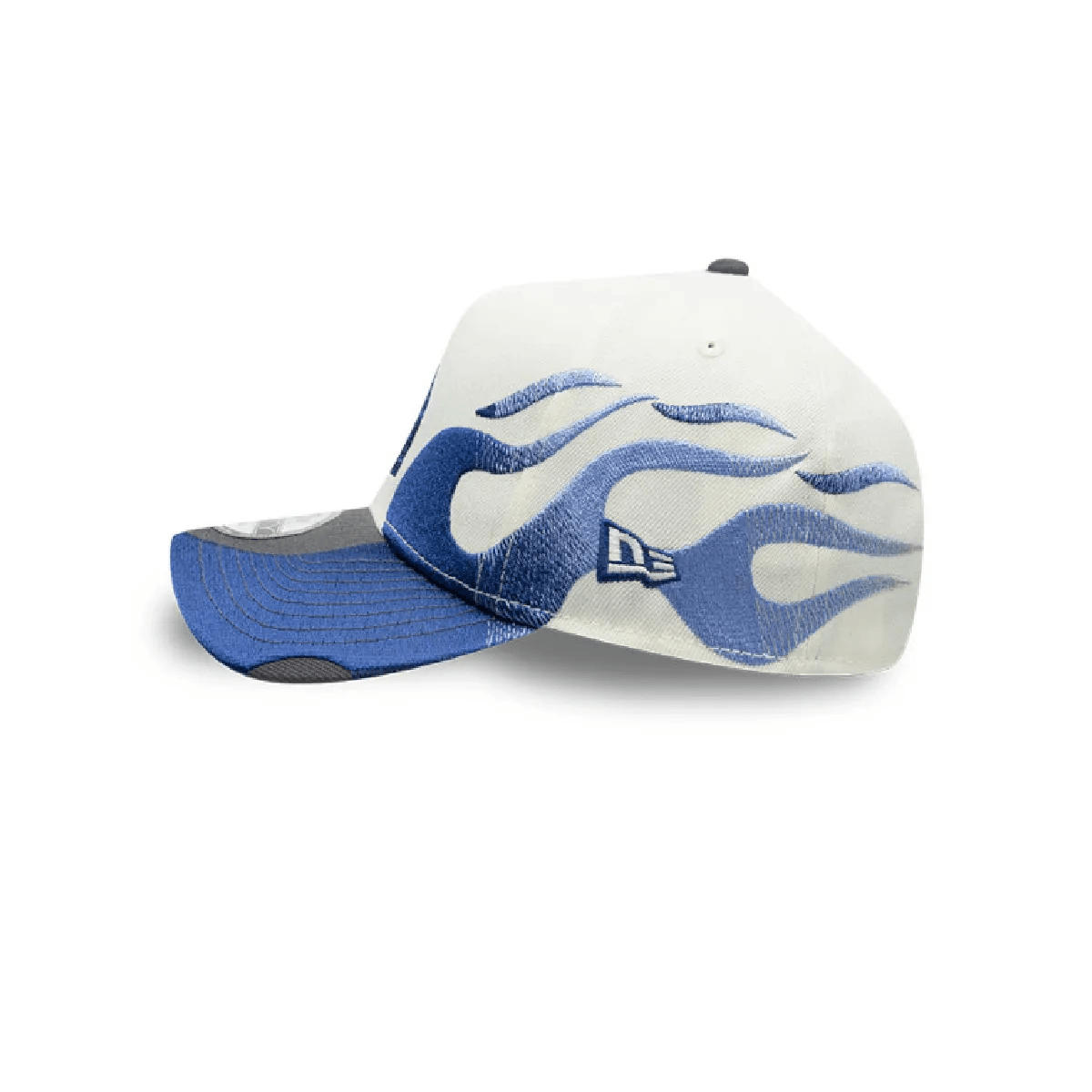 NEW ERA 9FORTY A-FRAME MLB LOS ANGELES DODGERS FLAME GORRA AJUSTABLE BLANCA