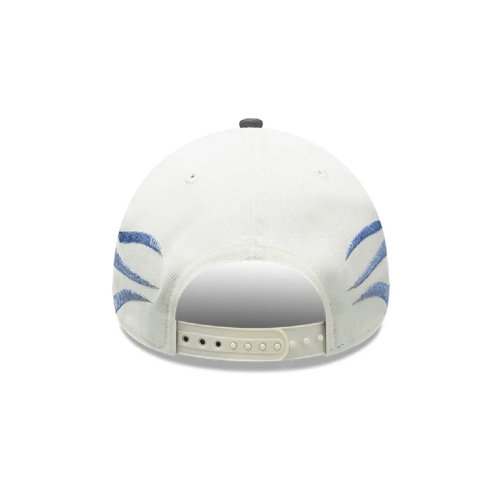 NEW ERA 9FORTY A-FRAME MLB LOS ANGELES DODGERS FLAME GORRA AJUSTABLE BLANCA