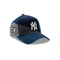 NEW ERA 9FORTY A-FRAME MLB NEW YORK YANKEES PATCHWORK GORRA AJUSTABLE AZUL