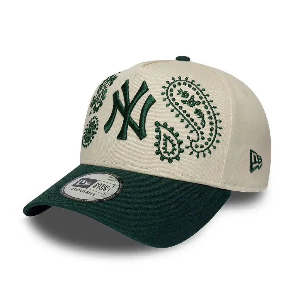 NEW ERA 9FORTY E-FRAME MLB NEW YORK YANKEES PAISLEY GORRA AJUSTABLE VERDE